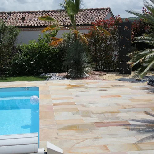 QUARTZITE DU BRESIL JAUNE 2