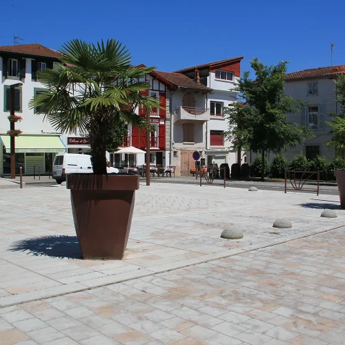 Saint Palais calcaire du causse vieilli et paves eclates