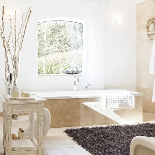 Travertin beige Salle de bain 2