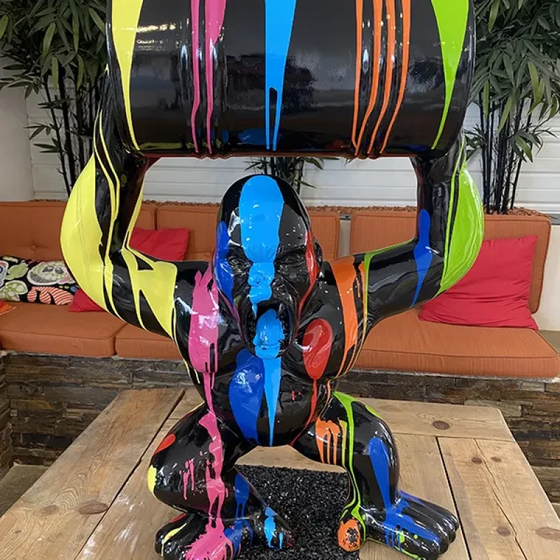 animaux resine couleur 8