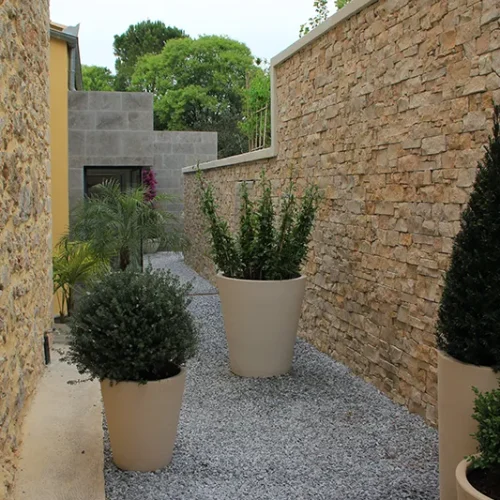 easy panel travertin et placage en calcaire du causse adouci gris