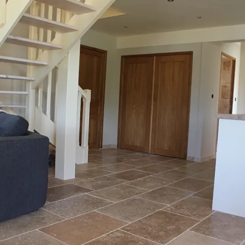 travertin 40x60cm rustic beige interieur chantier brive 9